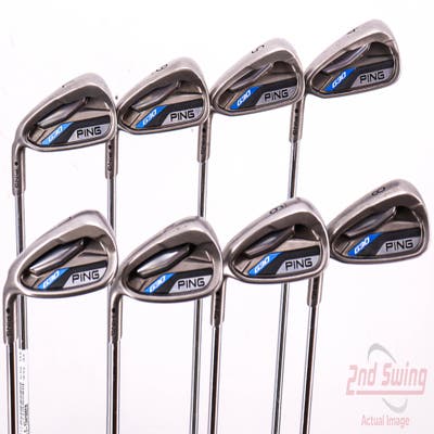 Ping G30 Iron Set 4-PW GW Ping CFS Distance Steel Regular Left Handed Black Dot 38.75in