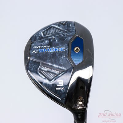 Callaway Paradym Ai Smoke Max Fairway Wood 3 Wood 3W 15° MCA Tensei AV-XLINK Blue 65 Graphite Regular Right Handed 43.25in