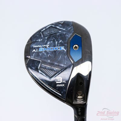 Callaway Paradym Ai Smoke Max Fairway Wood 3 Wood HL 16.5° Project X Cypher 2.0 50 Graphite Regular Right Handed 43.25in