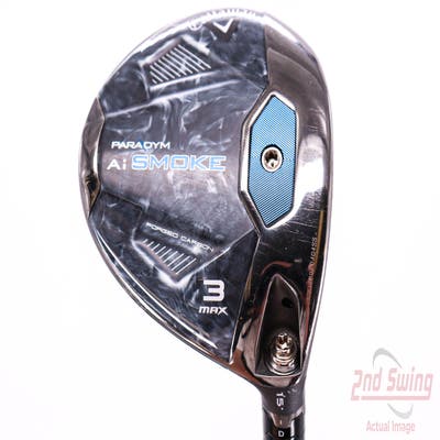 Callaway Paradym Ai Smoke Max Fairway Wood 3 Wood 3W 15° MCA Tensei AV-XLINK Blue 65 Graphite Stiff Right Handed 43.25in