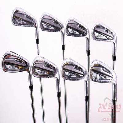 Mint Titleist T100S Iron Set 4-PW AW True Temper AMT Tour White Steel Stiff Right Handed 38.25in