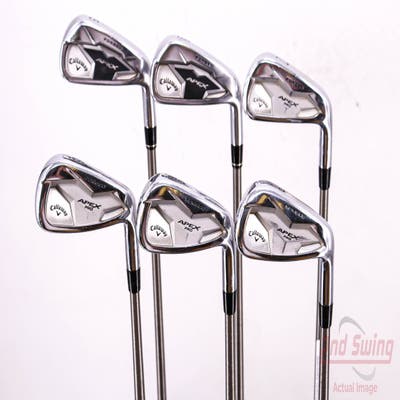 Callaway Apex Pro 19 Iron Set 5-PW Aerotech SteelFiber fc115cw Graphite Stiff Right Handed 38.5in