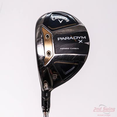 Callaway Paradym X Fairway Wood 3 Wood 3W 15° Aldila Ascent Blue 50 Graphite Senior Left Handed 43.25in