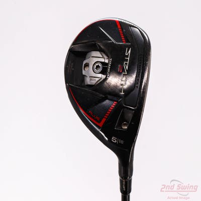 TaylorMade Stealth 2 Plus Fairway Wood 5 Wood 5W 18° Mitsubishi C6 Series Red Graphite Regular Right Handed 41.75in