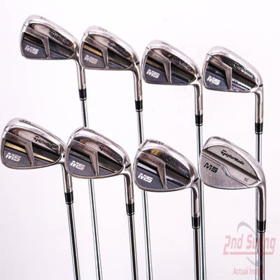 TaylorMade M5 Iron Set 4-PW AW True Temper XP 100 Steel Stiff Right Handed 39.0in