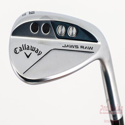 Mint Callaway Jaws Raw Chrome Wedge Lob LW 58° 10 Deg Bounce S Grind Dynamic Gold Spinner TI Steel Wedge Flex Right Handed 35.0in