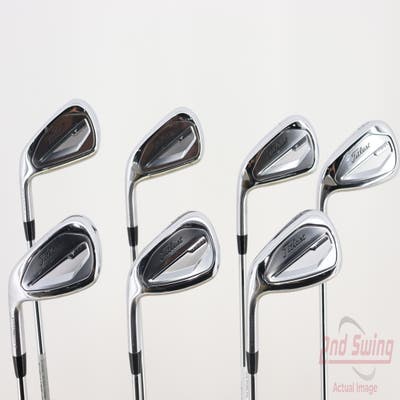 Titleist 2023 T350 Iron Set 5-PW GW True Temper AMT Red R300 Steel Regular Left Handed 38.0in