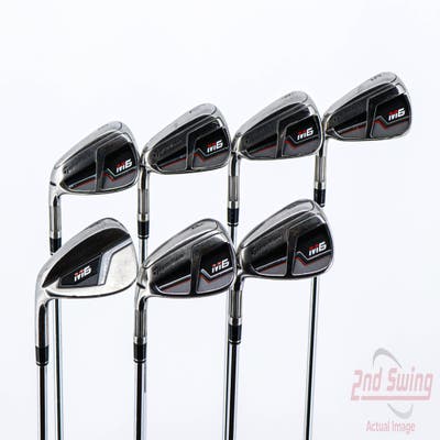 TaylorMade M6 Iron Set 5-PW AW FST KBS MAX 85 Steel Stiff Left Handed 39.0in