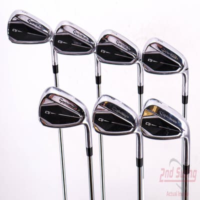 TaylorMade Qi Iron Set 5-PW AW FST KBS MAX 85 MT Steel Regular Right Handed 38.5in