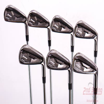 Srixon ZX7 MKII Limited Edition Black Iron Set 4-PW FST KBS Tour $-Taper Steel X-Stiff Right Handed 38.0in