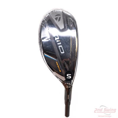 Mint TaylorMade Qi10 Hybrid 4 Hybrid 22° Fujikura Ventus Blue TR 7 Graphite Stiff Right Handed 40.5in