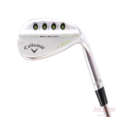 Callaway MD3 Milled Chrome S-Grind Wedge Gap GW 52° 10 Deg Bounce S Grind True Temper Dynamic Gold Steel Wedge Flex Right Handed 35.5in