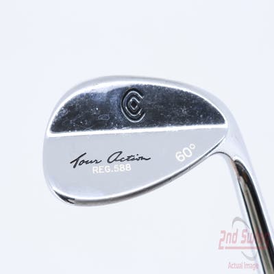 Cleveland 588 Chrome Wedge Lob LW 60° Stock Steel Shaft Steel Wedge Flex Right Handed 34.5in