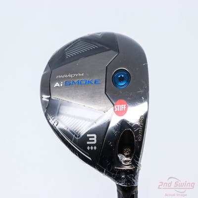 Mint Callaway Paradym Ai Smoke TD Fairway Wood 3 Wood 3W 15° Project X Denali Black 70 Graphite Stiff Right Handed 43.25in