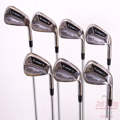 Callaway 2024 Apex TCB Iron Set 4-PW FST KBS Tour C-Taper Lite 110 Steel Stiff Right Handed 38.5in