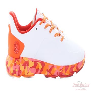 New Mens Golf Shoe G-Fore MG4X2 Cross Trainer 9.5 White/Orange MSRP $225