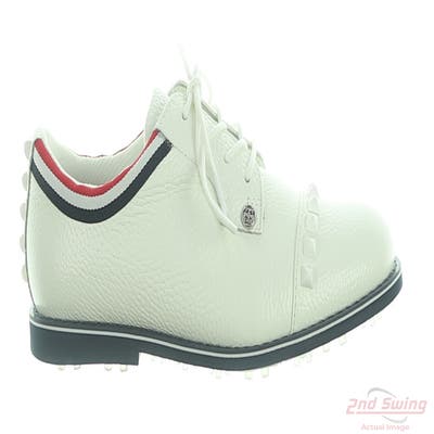 New Womens Golf Shoe G-Fore Gallivanter 7 White/Navy/Red MSRP $225 G4LS21EF062