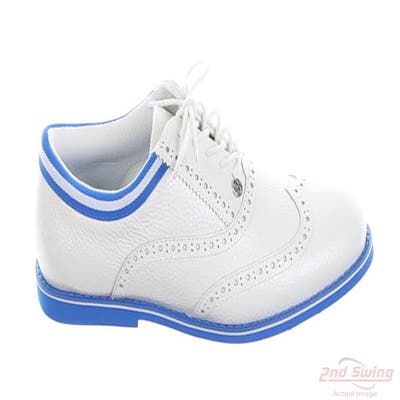 New Womens Golf Shoe G-Fore Gallivanter 7.5 White/Blue MSRP $225 G4LS22EF09