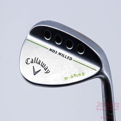 Callaway MD3 Milled Chrome W-Grind Wedge Sand SW 56° 12 Deg Bounce W Grind True Temper Dynamic Gold S300 Steel Stiff Right Handed 35.5in