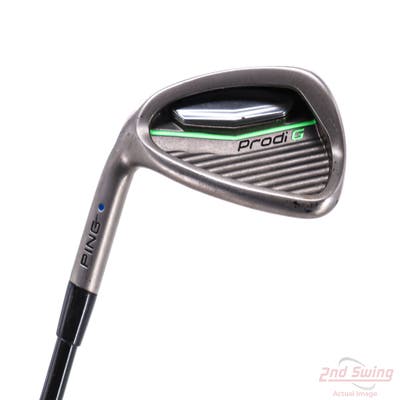 Ping Prodi G Single Iron 9 Iron Stock Graphite Shaft Graphite Junior Regular Left Handed Blue Dot 32.5in