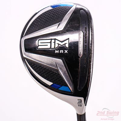 TaylorMade SIM MAX Fairway Wood 3 Wood 3W 15° Fujikura Ventus Blue 6 Graphite Stiff Right Handed 43.5in