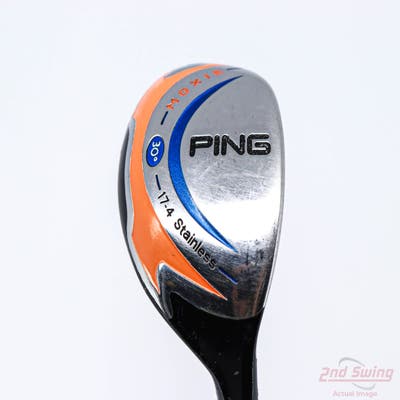 Ping Moxie i 10-11 Year Old Hybrid 6 Hybrid 30° Stock Graphite Shaft Graphite Junior Right Handed 35.0in