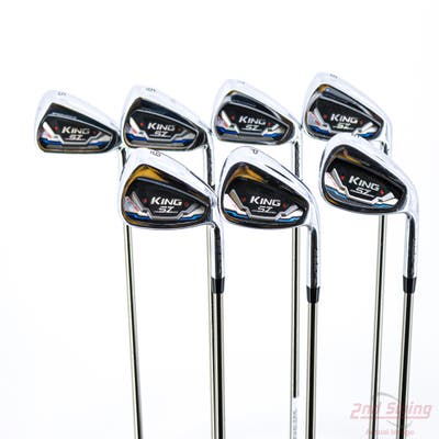 Cobra KING SpeedZone One Length Iron Set 5-PW AW UST Mamiya Recoil ESX 460 F4 Graphite Stiff Right Handed STD