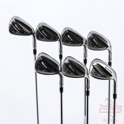 TaylorMade SIM2 MAX Iron Set 5-PW SW FST KBS MAX 85 MT Steel Regular Right Handed 38.75in