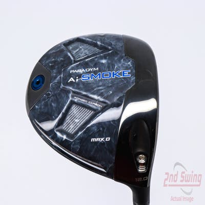 Mint Callaway Paradym Ai Smoke Max D Driver 12° Mitsubishi Kai'li White 70 Graphite X-Stiff Right Handed 45.75in