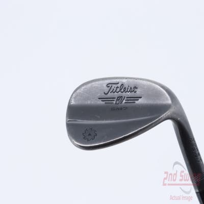 Titleist Vokey SM7 Jet Black Wedge Gap GW 52° 8 Deg Bounce F Grind SM7 BV Steel Wedge Flex Right Handed 35.75in