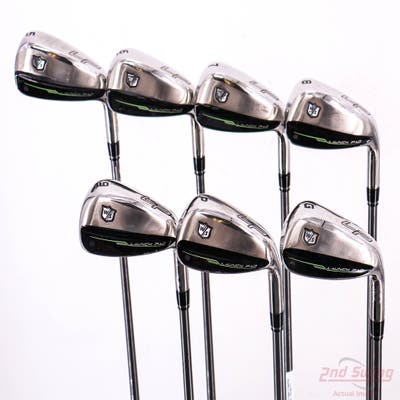 Wilson Staff Launch Pad 2 Iron Set 5-PW AW Project X EvenFlow Green 65 Graphite Regular Right Handed STD