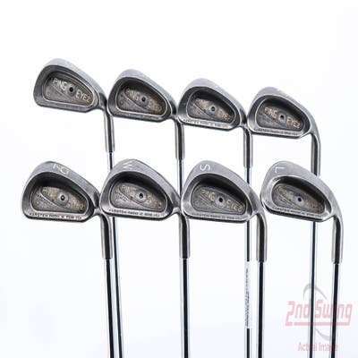 Ping Eye 2 Iron Set 5-PW SW LW Ping ZZ Lite Steel Stiff Right Handed Black Dot 38.0in