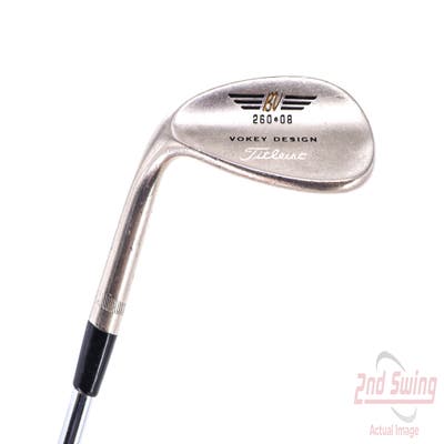 Titleist Vokey Chrome 200 Wedge Lob LW 60° 8 Deg Bounce True Temper Dynamic Gold Steel Wedge Flex Left Handed 35.0in