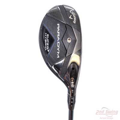 Callaway Paradym Super Hybrid 4 Hybrid 21° UST Mamiya Recoil Dart 75H F4 Graphite Stiff Right Handed 40.5in