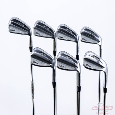 Titleist 2021 T100 Iron Set 4-PW True Temper AMT Tour White Steel Stiff Right Handed 38.25in