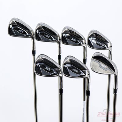 TaylorMade M3 Iron Set 5-PW AW UST Mamiya Recoil 460 F2 Graphite Senior Right Handed 38.5in