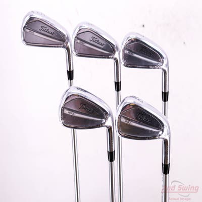 Mint Titleist 2023 T200 Iron Set 5-9 Iron FST KBS Tour C-Taper Lite 110 Steel Stiff Right Handed 38.0in