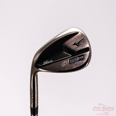 Mizuno S23 Copper Cobalt Wedge Lob LW 59° 9 Deg Bounce C Grind FST KBS Tour C-Taper Lite Black Limited Edition Steel Stiff Left Handed 35.0in