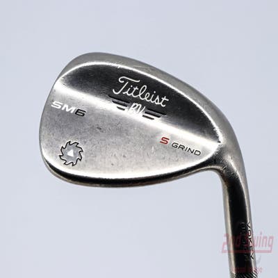 Titleist Vokey SM6 Steel Grey Wedge Sand SW 56° 10 Deg Bounce S Grind FST KBS Hi-Rev Steel Wedge Flex Right Handed 35.5in