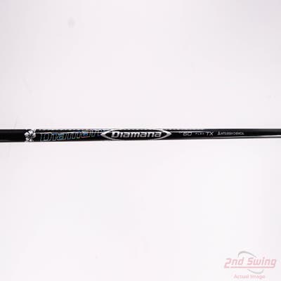 Used W/ Titleist Adapter Mitsubishi Rayon Diamana DF-Series 60g Driver Shaft Tour X-Stiff 43.5in