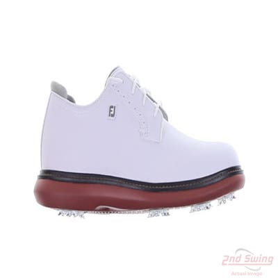 New Mens Golf Shoe Footjoy Traditions Blucher Medium 9 White MSRP $150 57946