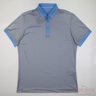 New Mens Galvin Green Polo XX-Large XXL Blue MSRP $99