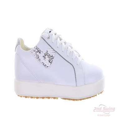 New Womens Golf Shoe Footjoy Links Medium 7 White MSRP $130 98185