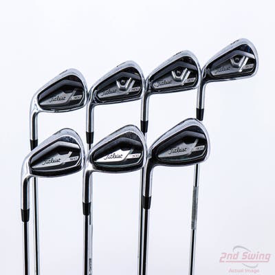 Titleist 2021 T300 Iron Set 5-PW GW True Temper AMT Red S300 Steel Stiff Left Handed 38.25in