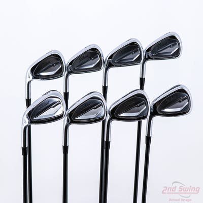 Titleist 2023 T350 Iron Set 5-PW AW GW Mitsubishi Tensei Red AM2 Graphite Regular Left Handed 38.25in