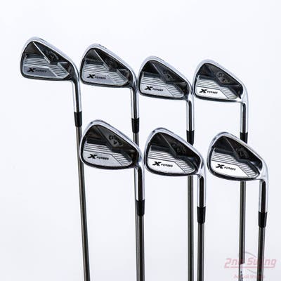 Callaway 2018 X Forged Iron Set 4-PW Aerotech SteelFiber i95 Graphite Regular Right Handed 37.75in