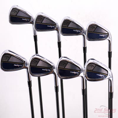 Callaway Paradym Iron Set 4-PW AW Mitsubishi MMT 85 Graphite Regular Right Handed 38.25in