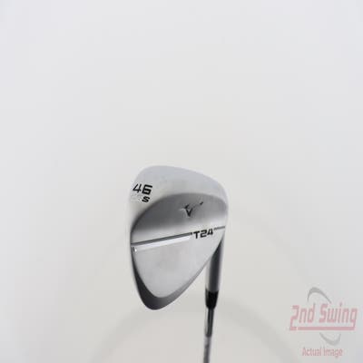 Mizuno T24 Soft Satin Wedge Pitching Wedge PW 46° 8 Deg Bounce S Grind True Temper Dynamic Gold S400 Steel X-Stiff Right Handed 35.75in