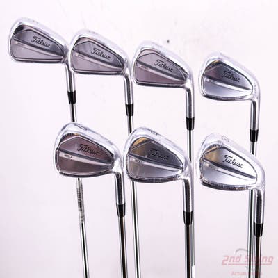 Mint Titleist 2023 T200 Iron Set 5-PW AW True Temper AMT Black R300 Steel Regular Right Handed 38.0in