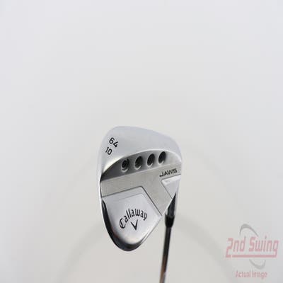 Callaway Jaws Full Toe Raw Face Chrome Wedge Lob LW 64° 10 Deg Bounce Dynamic Gold Spinner TI 115 Steel Wedge Flex Right Handed 35.5in